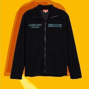 NORDSTROM Coral Studios fleece jacket Size M